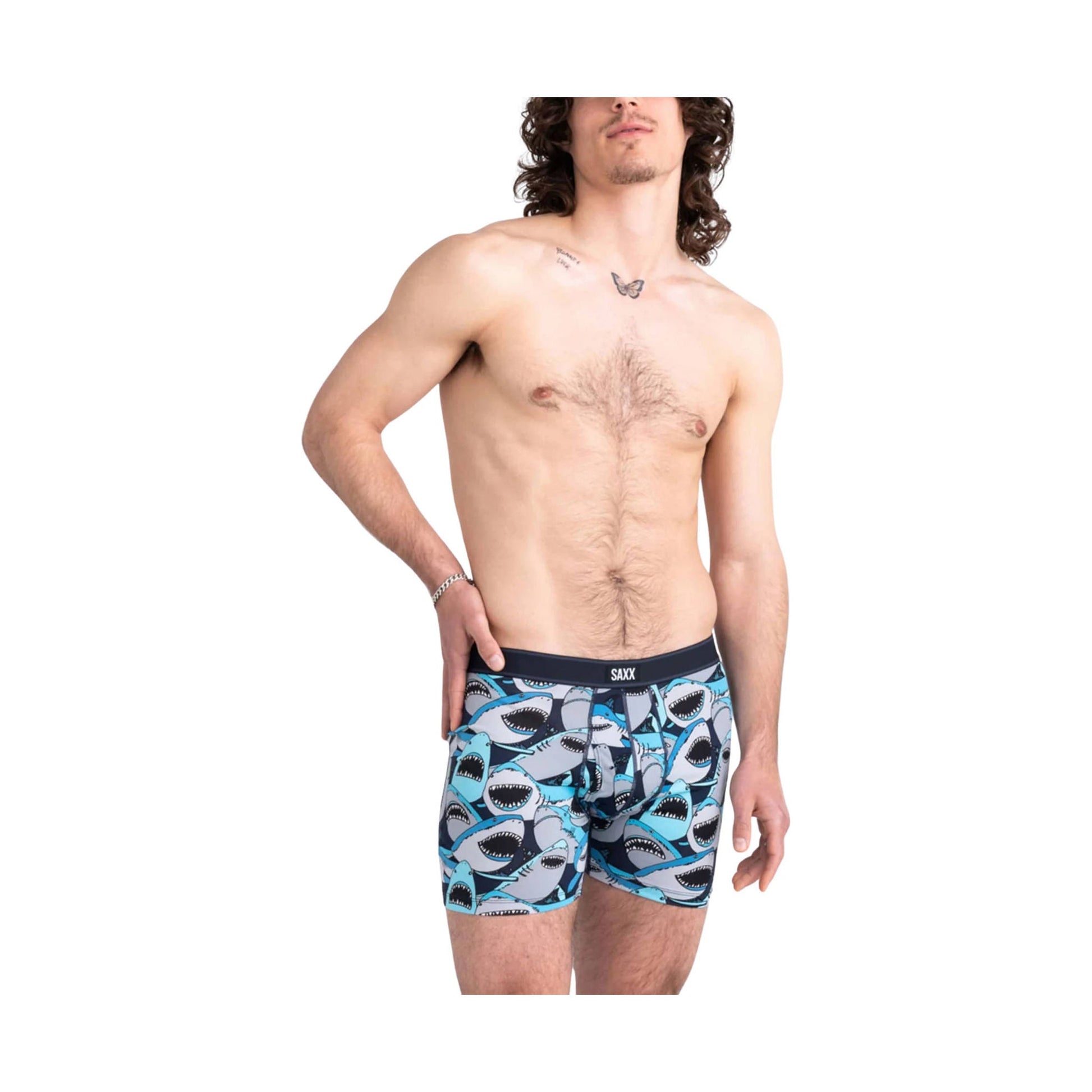 SAXX Men's Daytripper Boxer Brief - Shark Tank Camo by Lenny's Shoe & Apparel