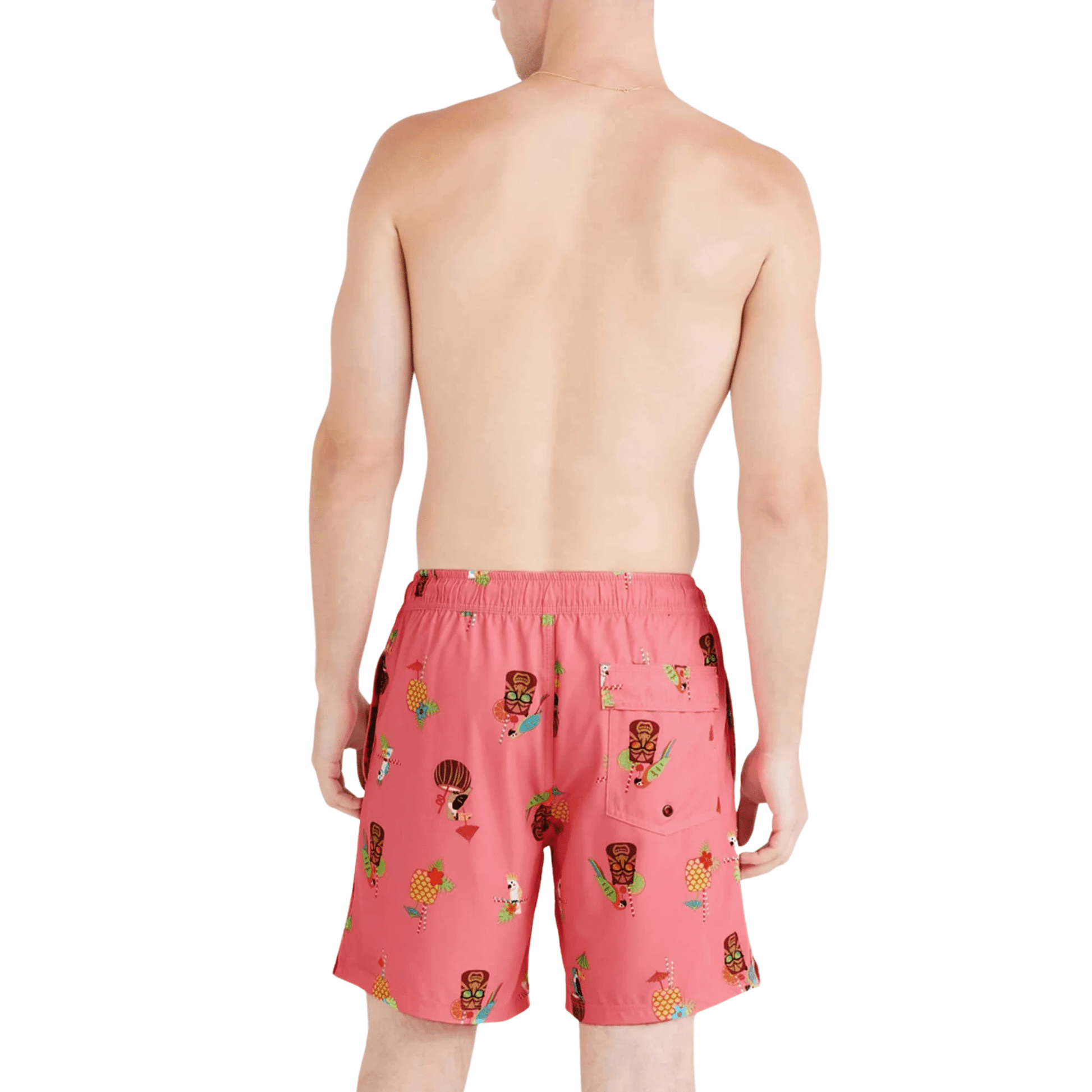 SAXX Men's Oh Bouy 2N1 7 Inch Swim Trunks - Birds Of Paradise by Lenny's Shoe & Apparel