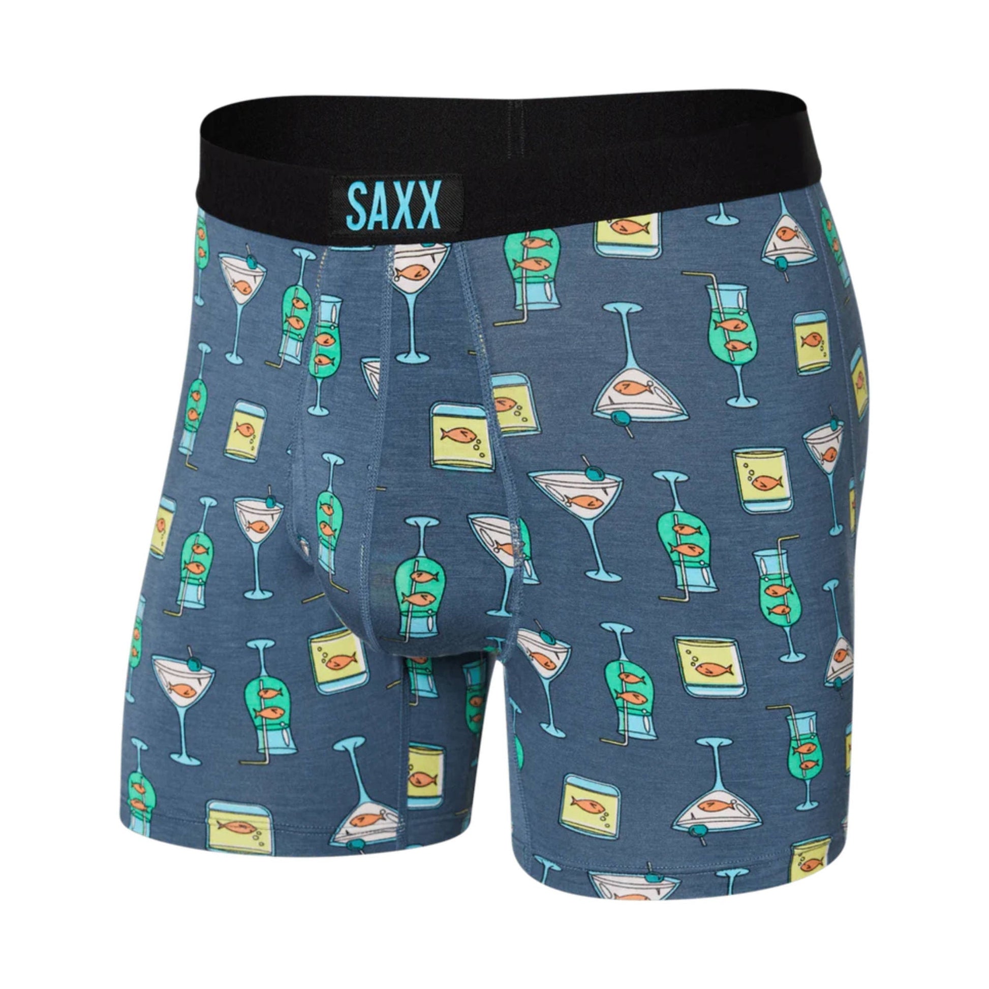 SAXX Men's Ultra Boxer Brief - Nautical Nightcap by Lenny's Shoe & Apparel