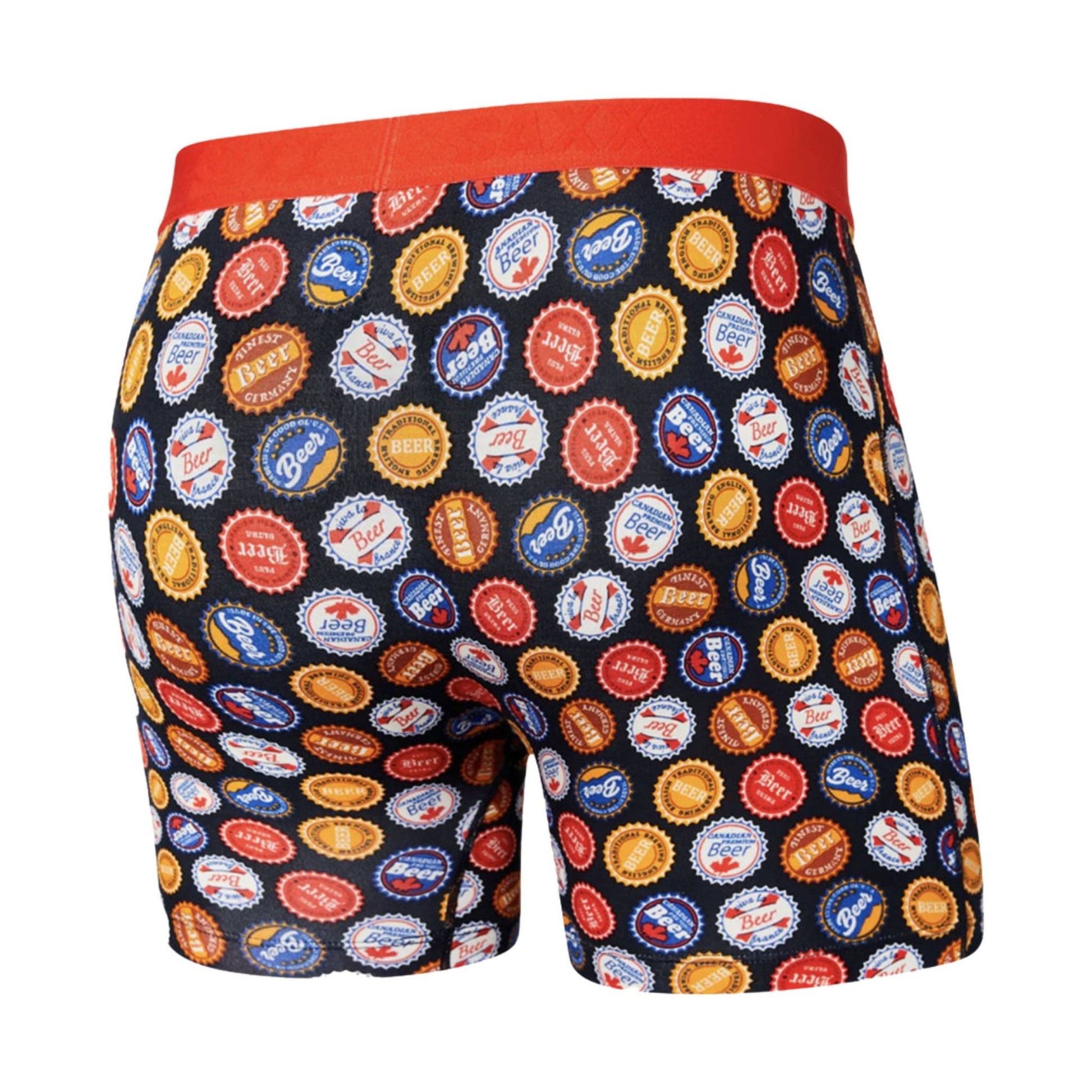 SAXX Men's Ultra Super Soft Boxer Brief - Beers Of The World by Lenny's Shoe & Apparel