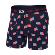 SAXX Men's Ultra Super Soft Boxer Brief - Stars And Stripes by Lenny's Shoe & Apparel