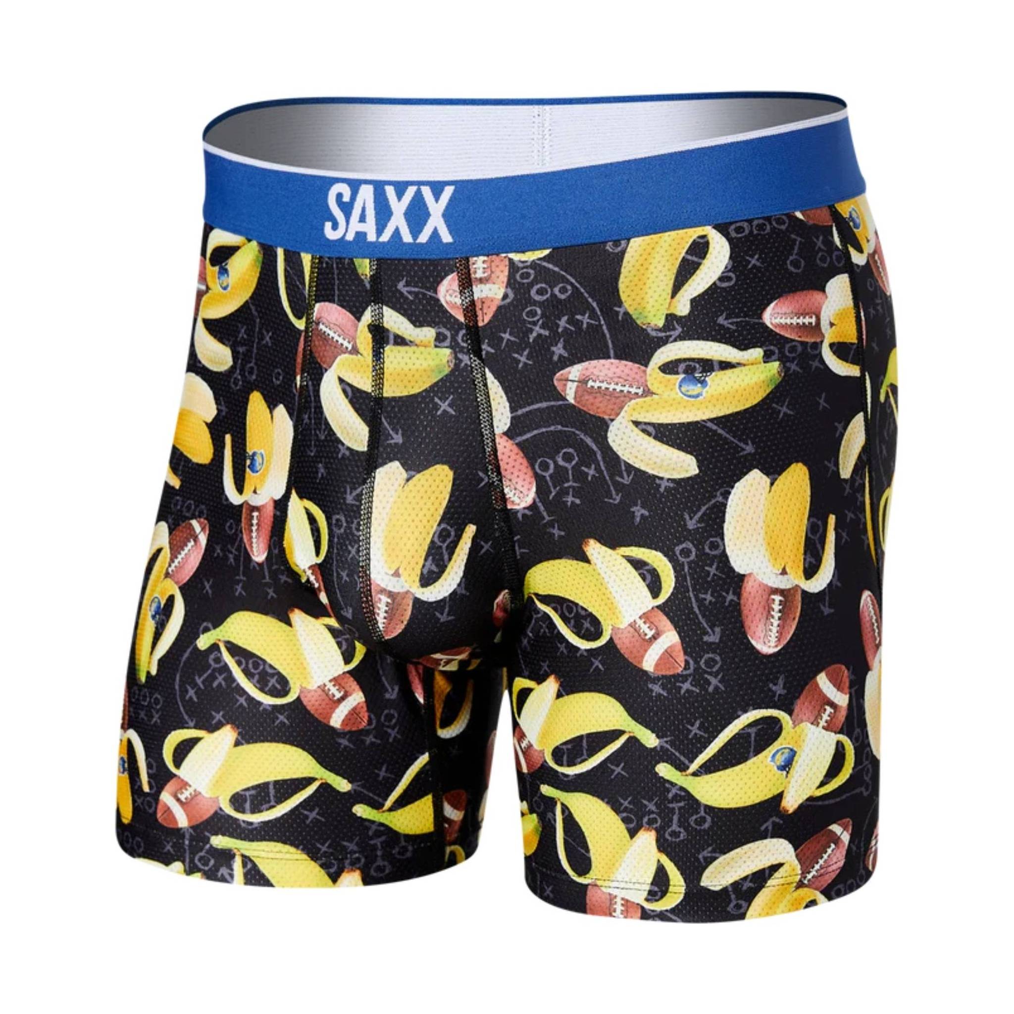 SAXX Men's Volt Boxer Brief - Bananas For Football by Lenny's Shoe & Apparel