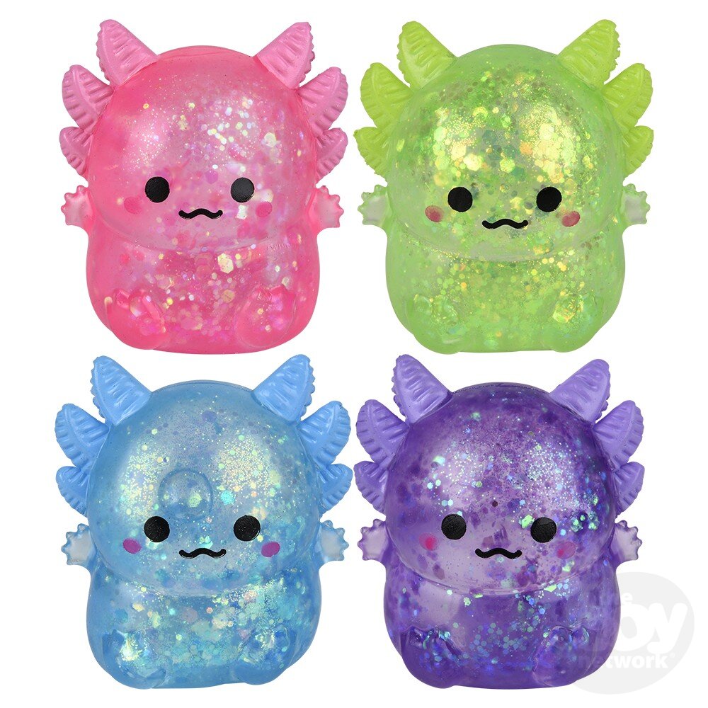 Squeezy Sugar Axolotl 2.5" (Sold Individually) by Homeportonline