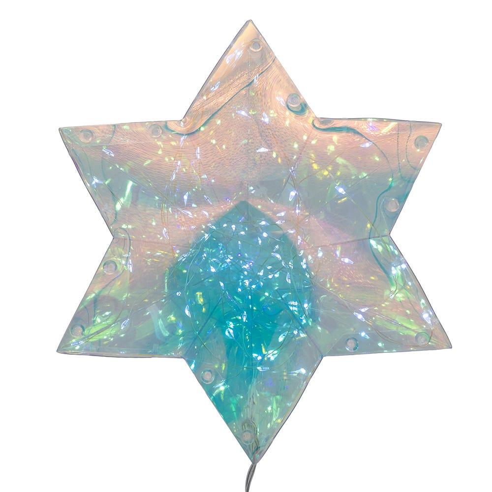 LED Holographic Christmas Tree - 15 Inch - Battery Operated