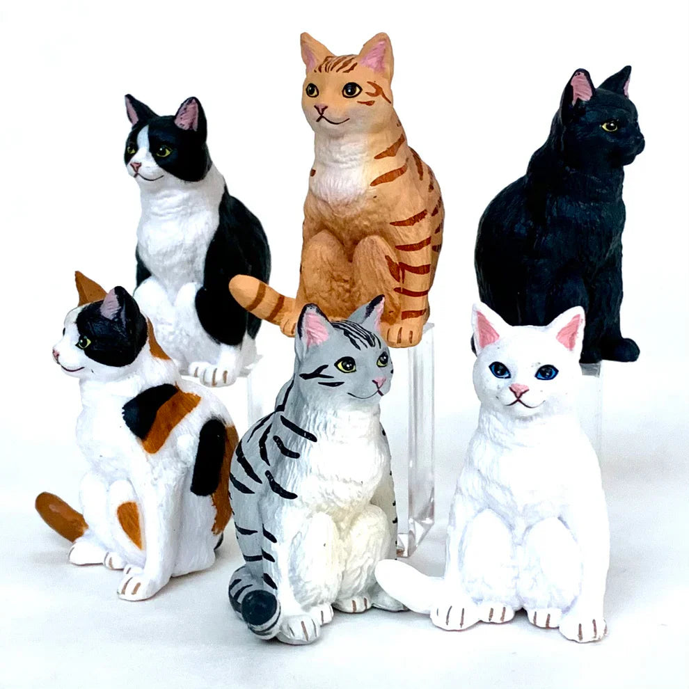 Gashapon Capsule For All Ages Sitting Cat Figurine (Sold As An Individual Capsule) by Homeportonline