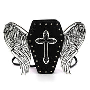 Glow In The Dark Coffin Bag With Angel Wings
