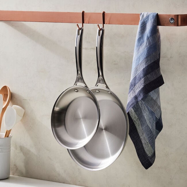Signature Stainless Cookware Set of 2 Frypans by Kiss the Cook