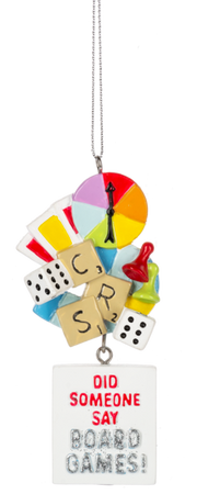 Game Night Ornament - Board Games