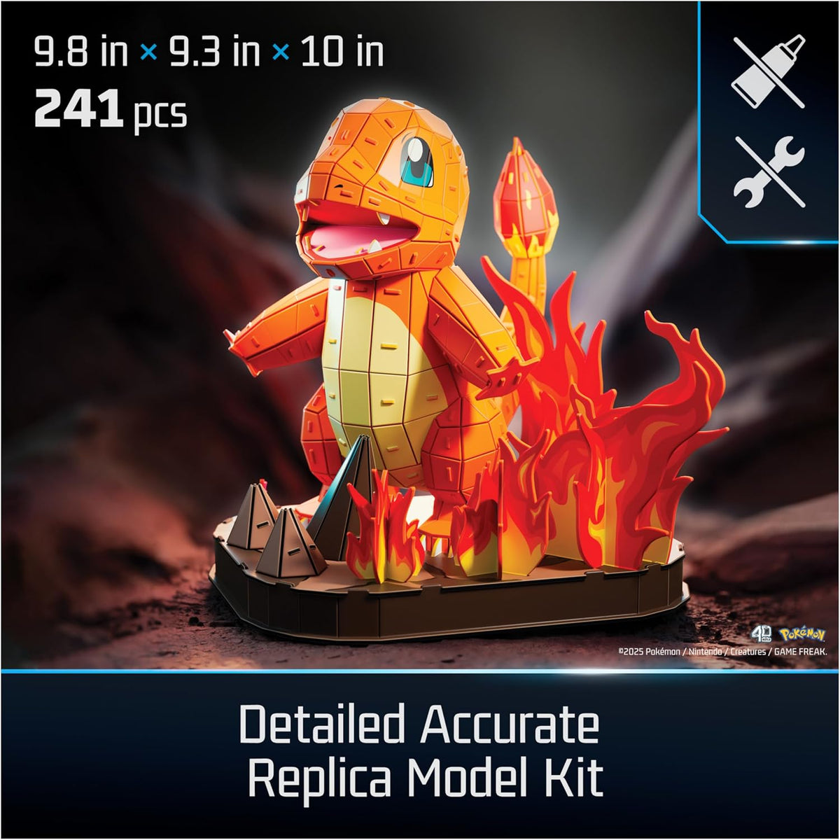 4D Build Pokemon Charmander 3D Puzzle Model Kit