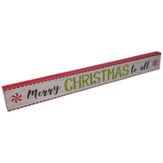Merry Christmas to All - Tabletop Shelf Sitter