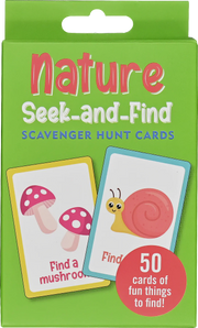 Scavenger Hunt Seek-and-Find Cards Nature by Homeportonline