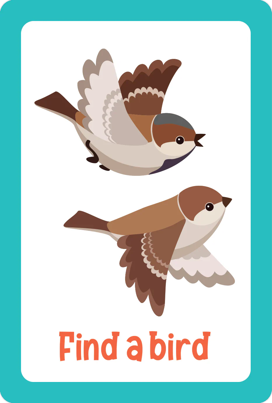 Scavenger Hunt Seek-and-Find Cards Nature by Homeportonline