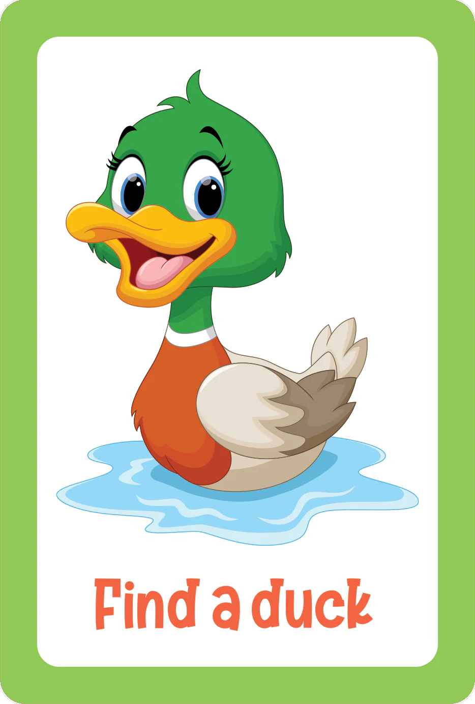 Scavenger Hunt Seek-and-Find Cards Nature by Homeportonline