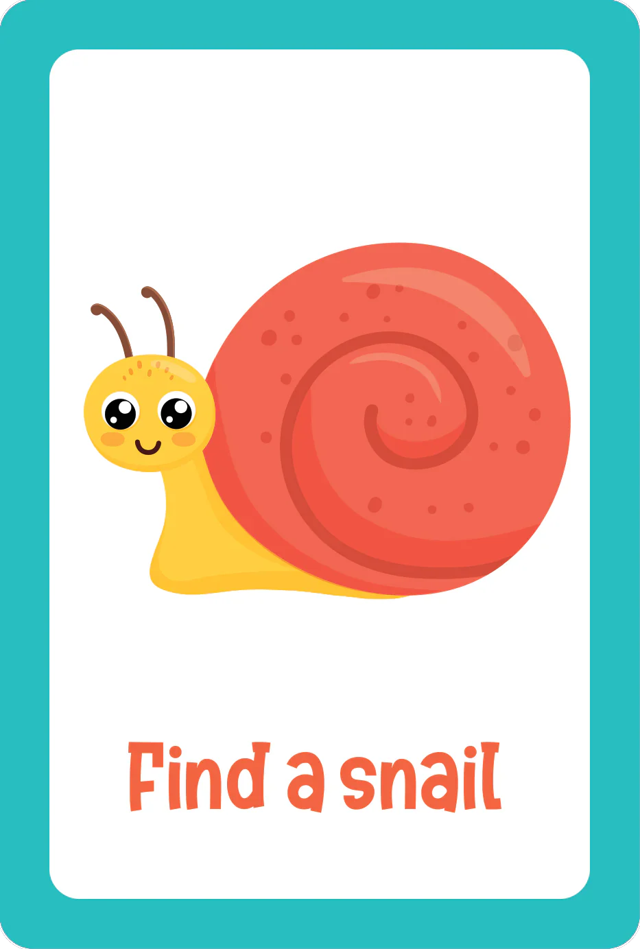 Scavenger Hunt Seek-and-Find Cards Nature by Homeportonline