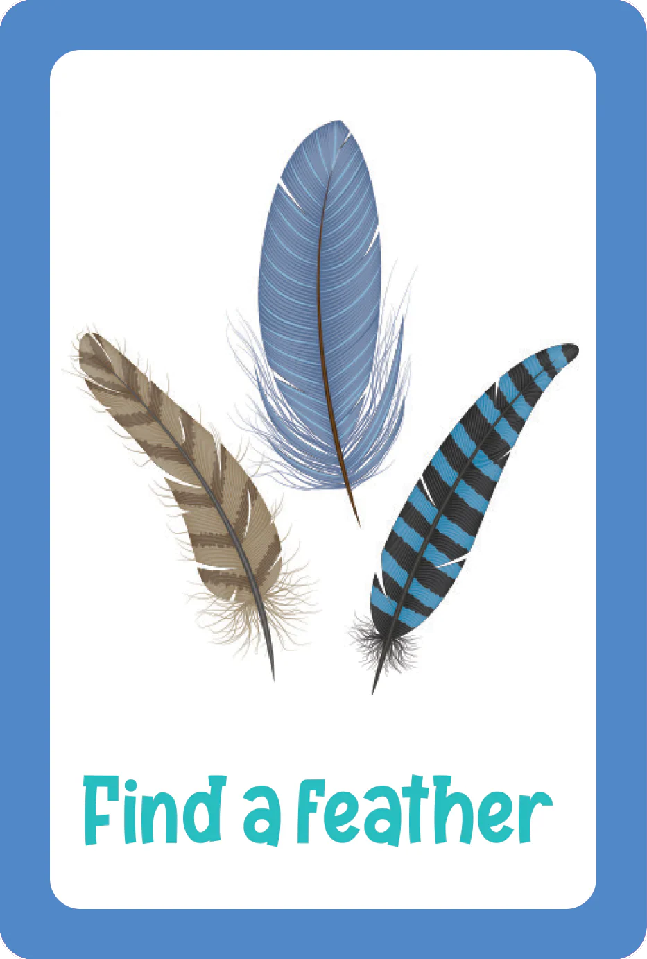 Scavenger Hunt Seek-and-Find Cards Nature by Homeportonline