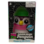 Squishmas Polar Glow Penguin - Green