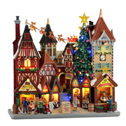Marketplace Magic: Christkindl Square Facade
