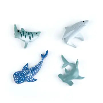 Magnet set of 4 by Three by Three Seattle
