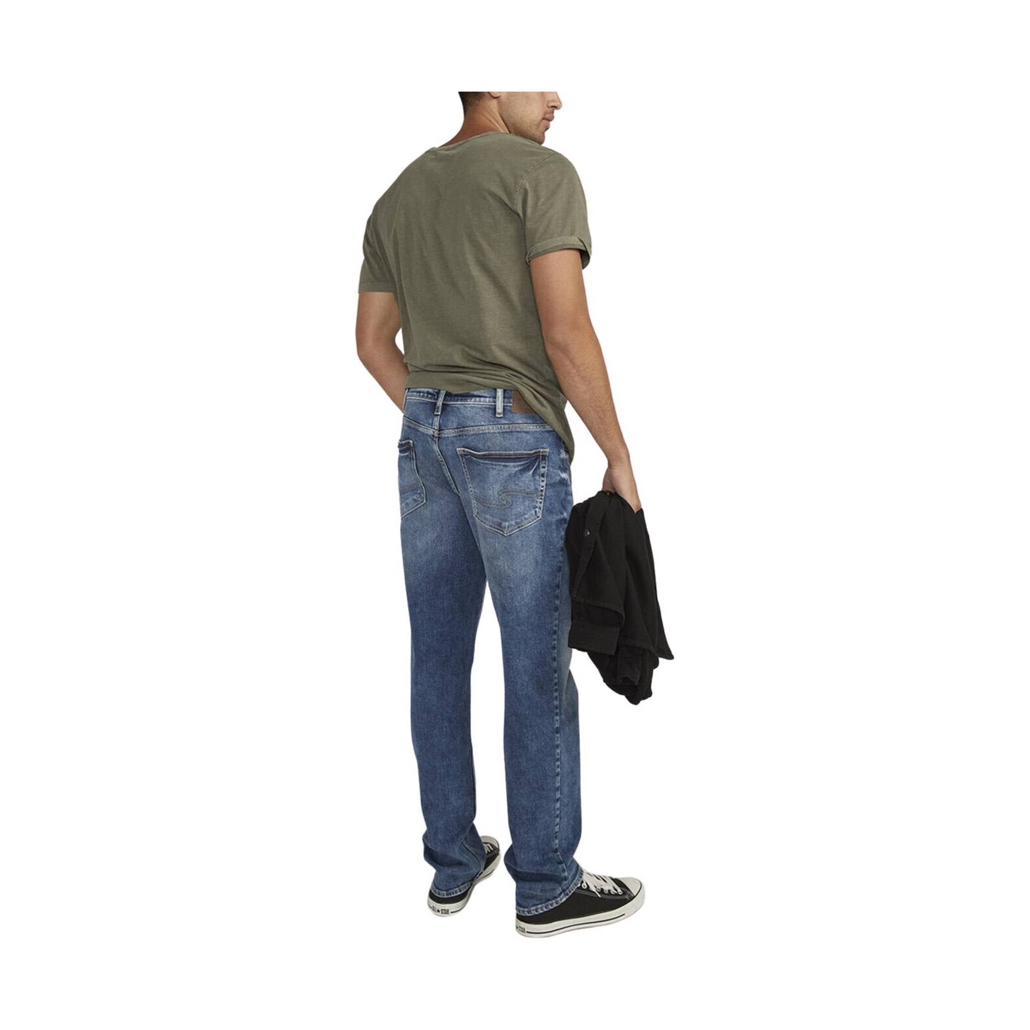 Silver Jeans Men's Eddie Athletic Fit Tapered Leg Jeans - Indigo
