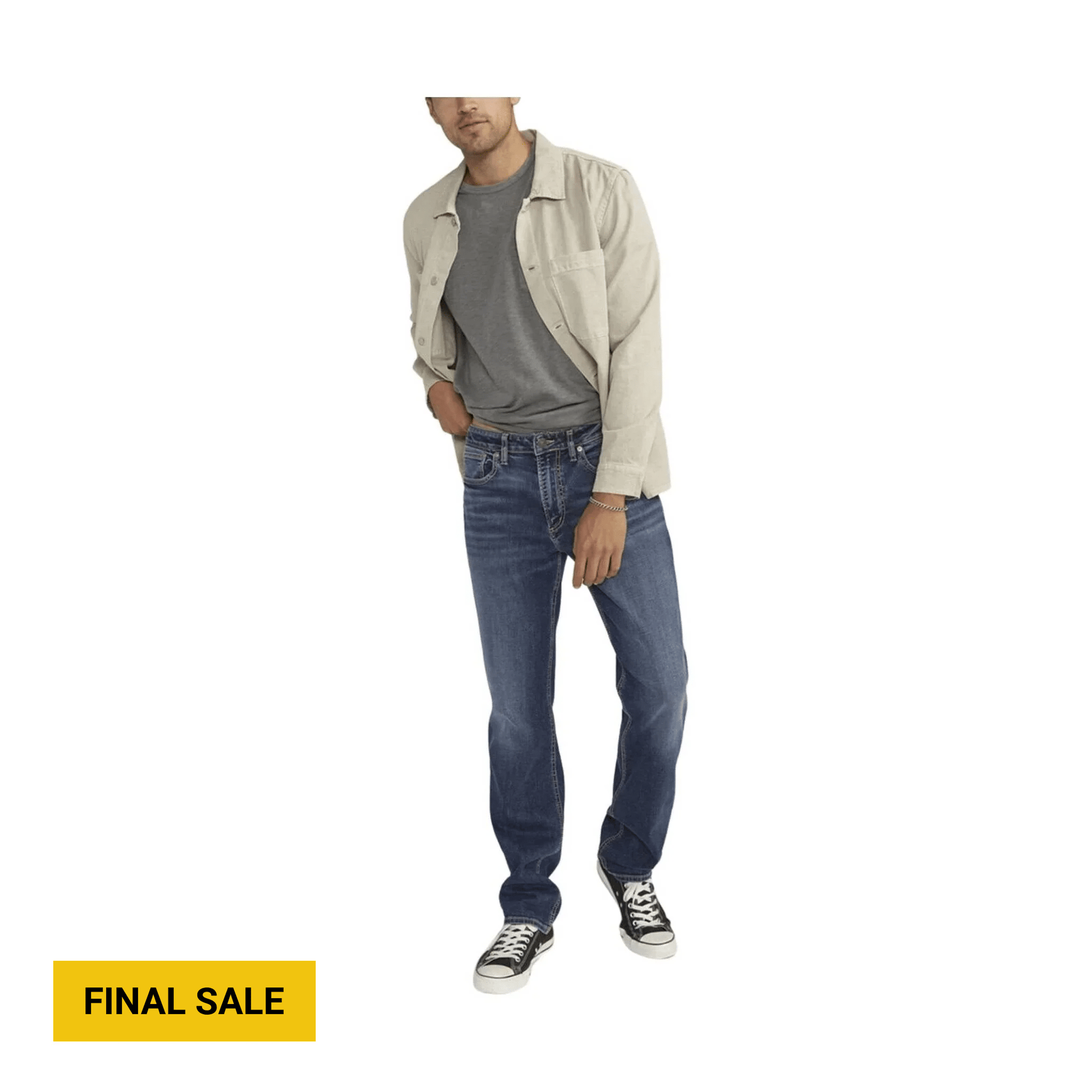Silver Jeans Men's Machray Athletic Fit Straight Leg Jeans - Indigo by Lenny's Shoe & Apparel