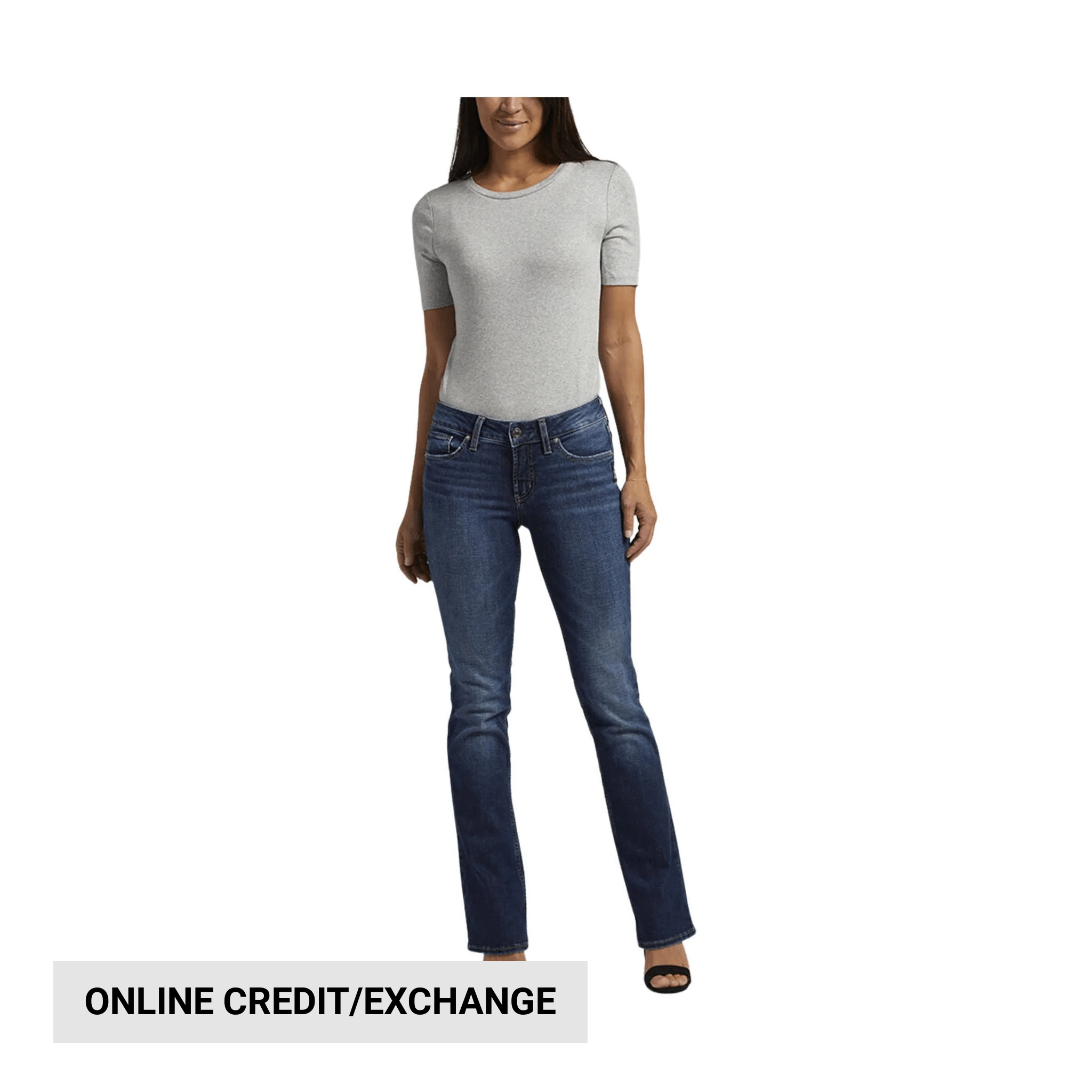 Silver Jeans Women's Suki Mid Rise Slim Bootcut Jeans - Indigo by Lenny's Shoe & Apparel
