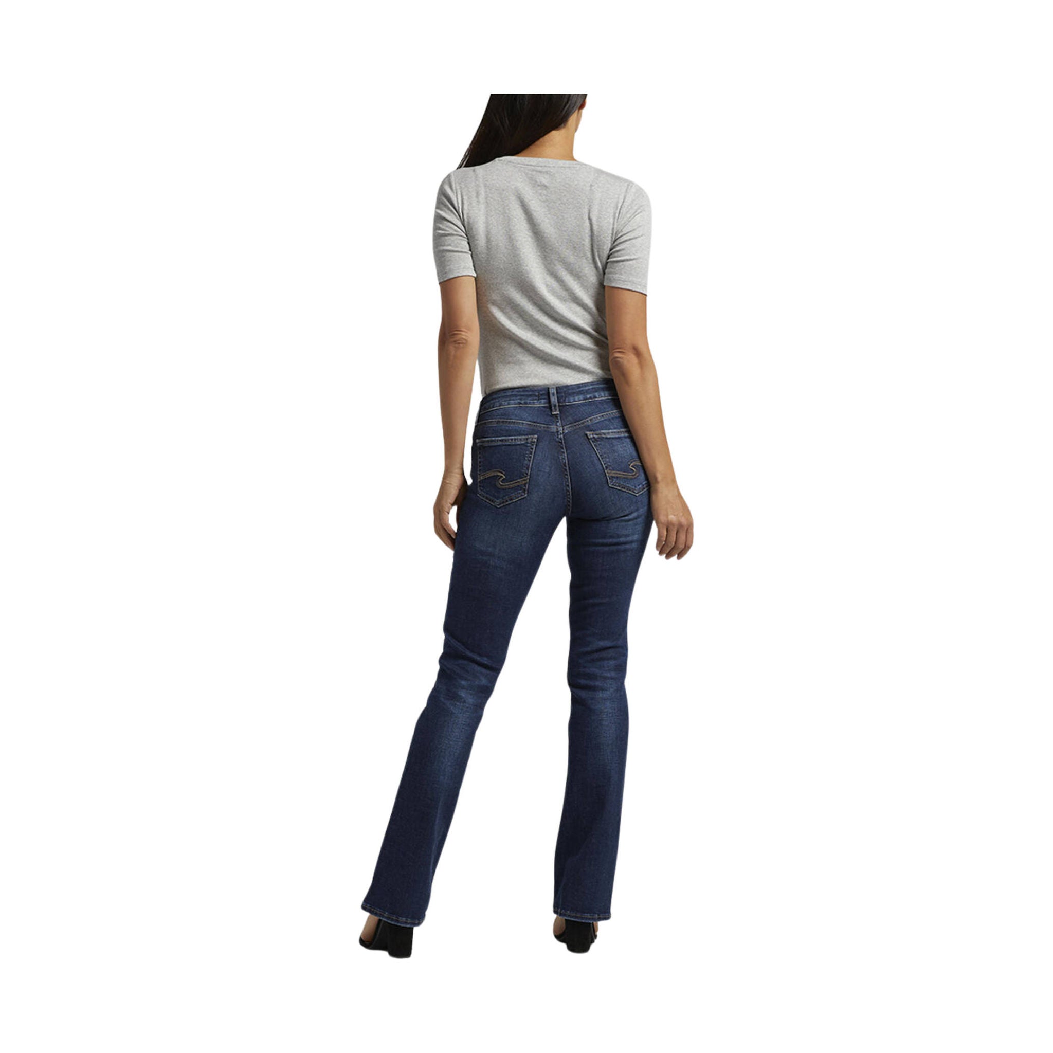 Silver Jeans Women's Suki Mid Rise Slim Bootcut Jeans - Indigo by Lenny's Shoe & Apparel