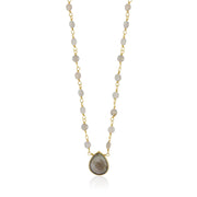 Simmons Beaded Labradorite Necklace by elliparr