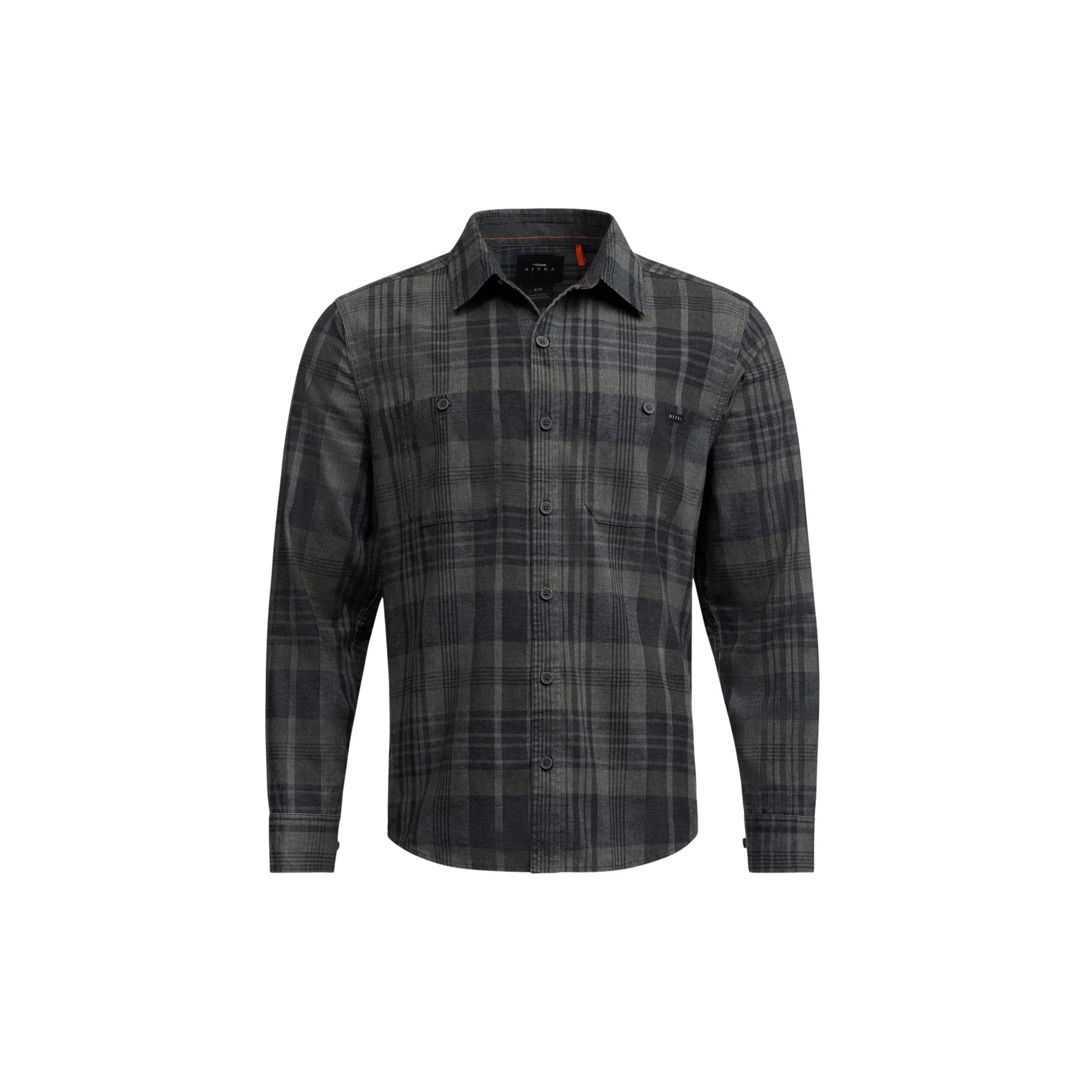 Sitka Men's Ambary Long Sleeve Shirt - Smokey Lead Fall Plaid by Lenny's Shoe & Apparel