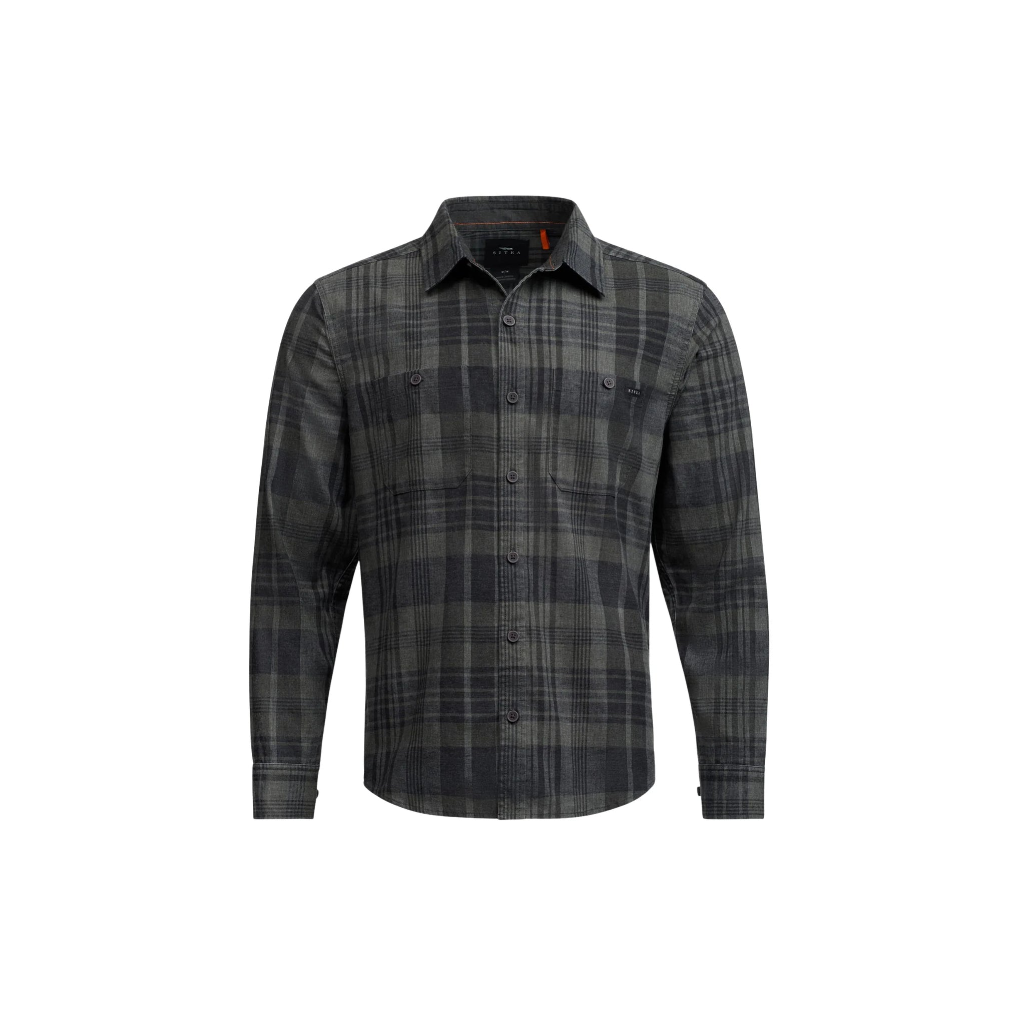 Sitka Men's Ambary Long Sleeve Shirt - Smokey Lead Fall Plaid by Lenny's Shoe & Apparel
