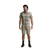 Sitka Men's Ambary SS Shirt - Herb Green Heather by Lenny's Shoe & Apparel