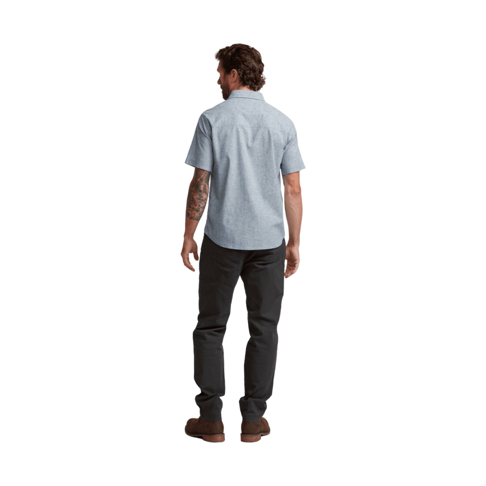 Sitka Men's Ambary SS Shirt - Pacific Heather by Lenny's Shoe & Apparel