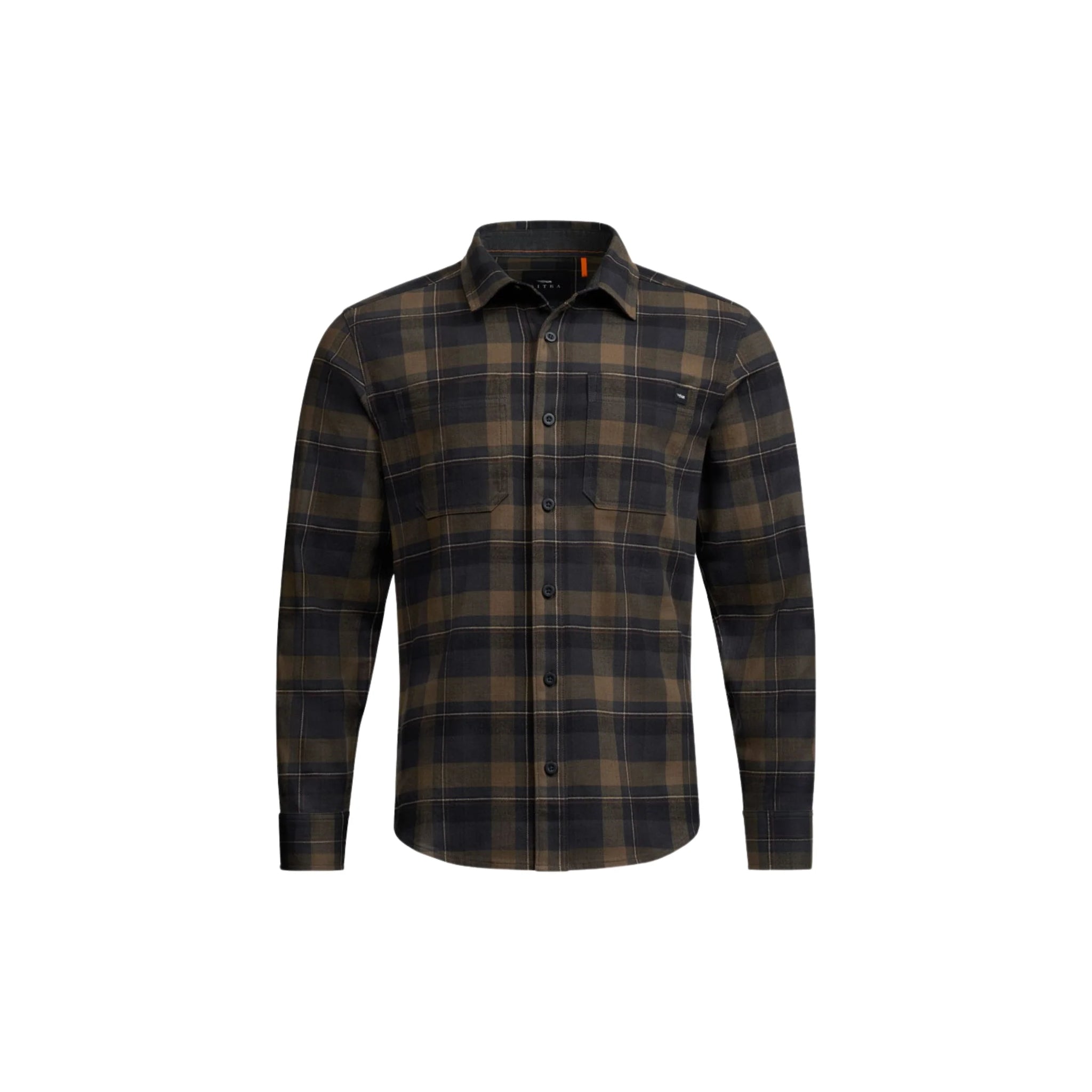Sitka Men's Ashland Lightweight Flannel Shirt - Black Pyrite Fall Plaid by Lenny's Shoe & Apparel