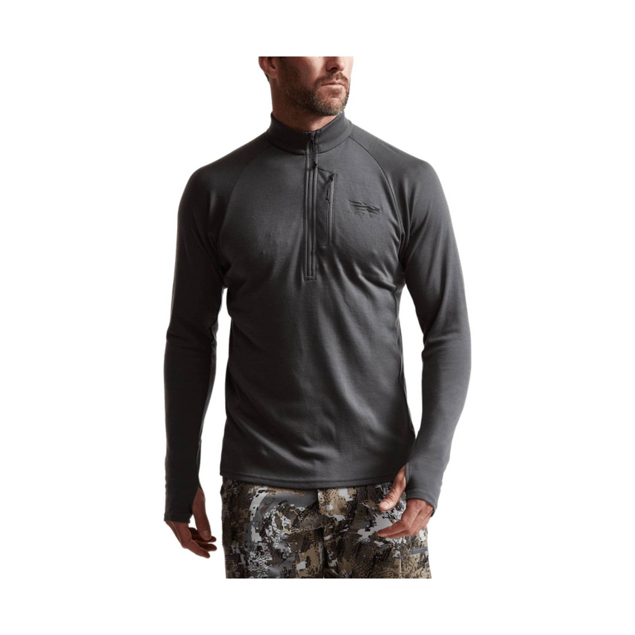 Sitka Men's Core Merino 220 Half Zip Top - Lead by Lenny's Shoe & Apparel