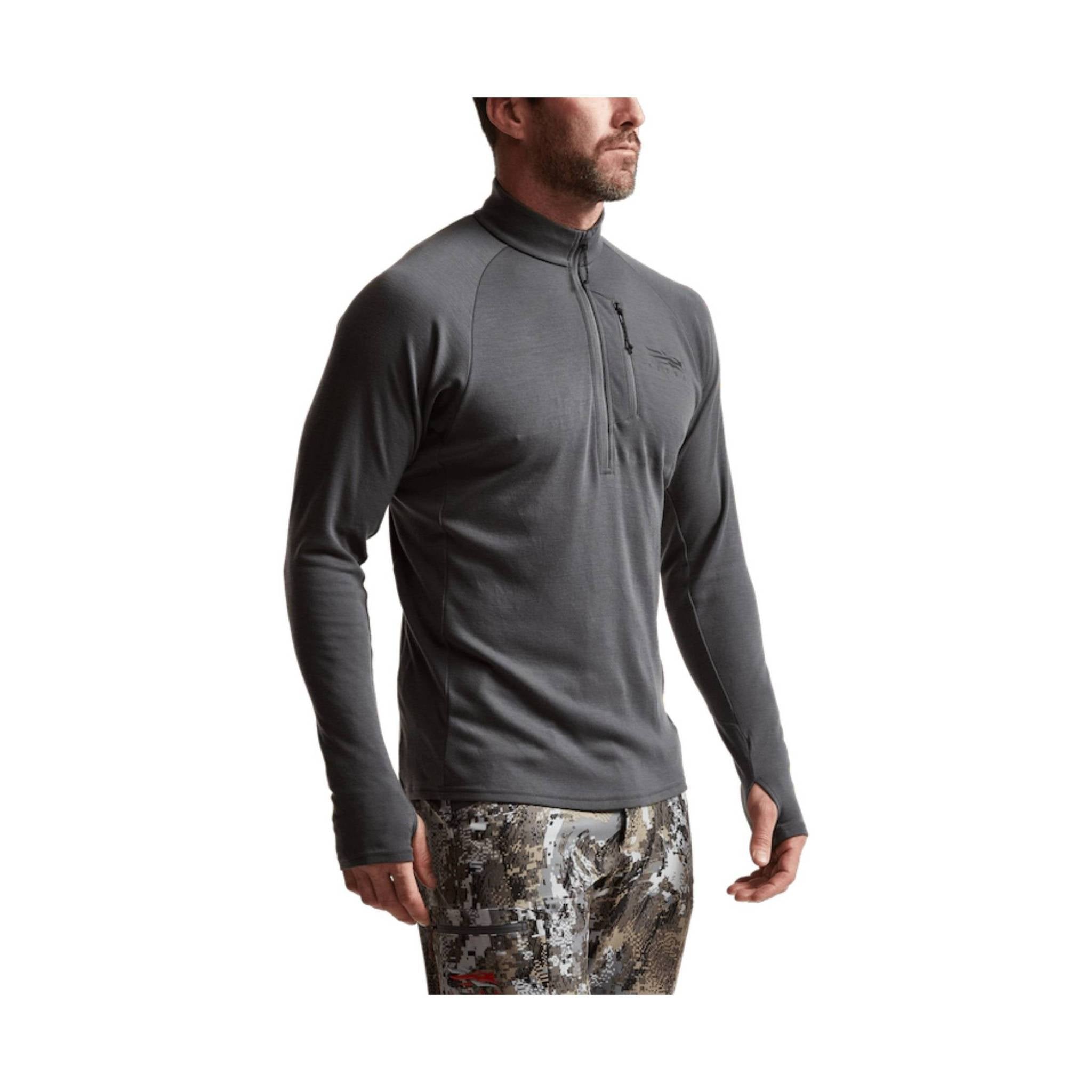 Sitka Men's Core Merino 220 Half Zip Top - Lead by Lenny's Shoe & Apparel
