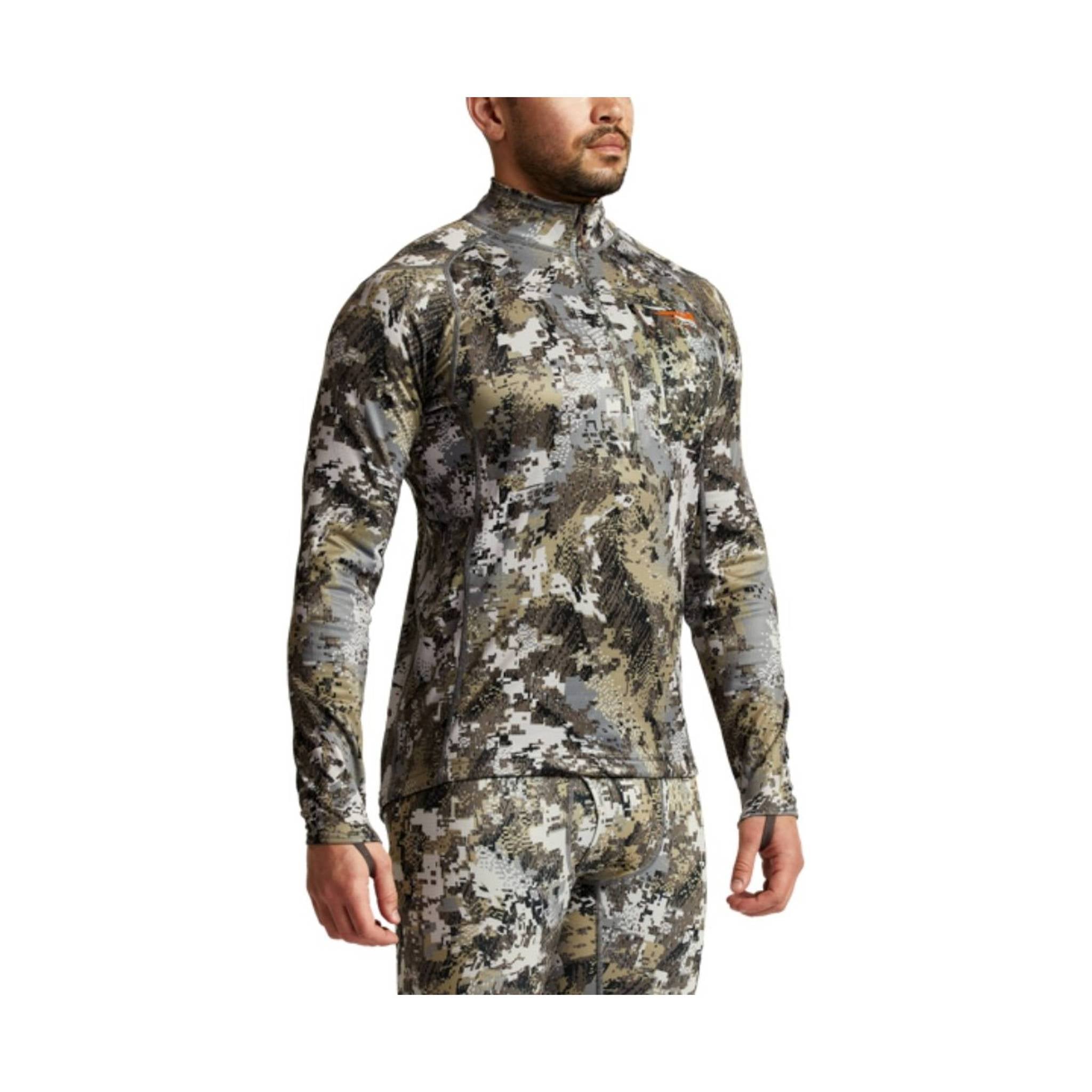 Sitka Men's Core Midweight Zip T - Optifade Elevated II by Lenny's Shoe & Apparel