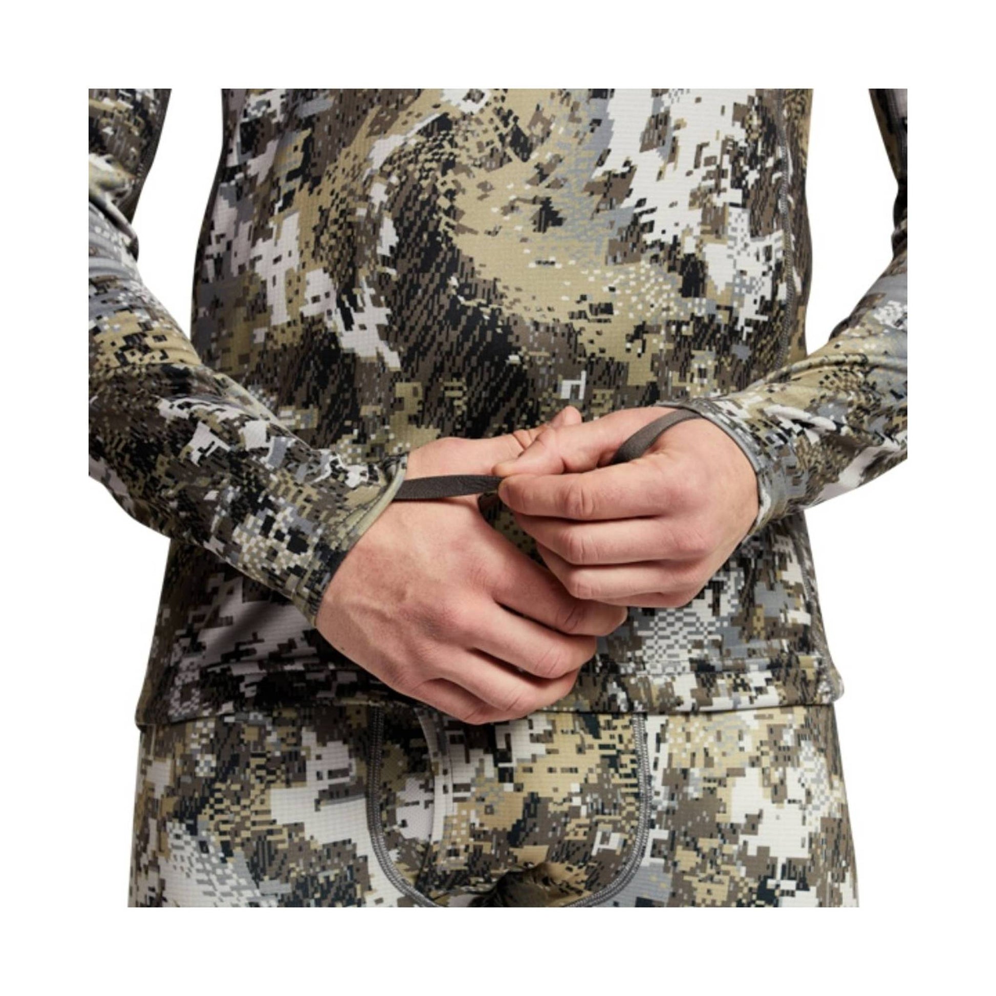 Sitka Men's Core Midweight Zip T - Optifade Elevated II by Lenny's Shoe & Apparel
