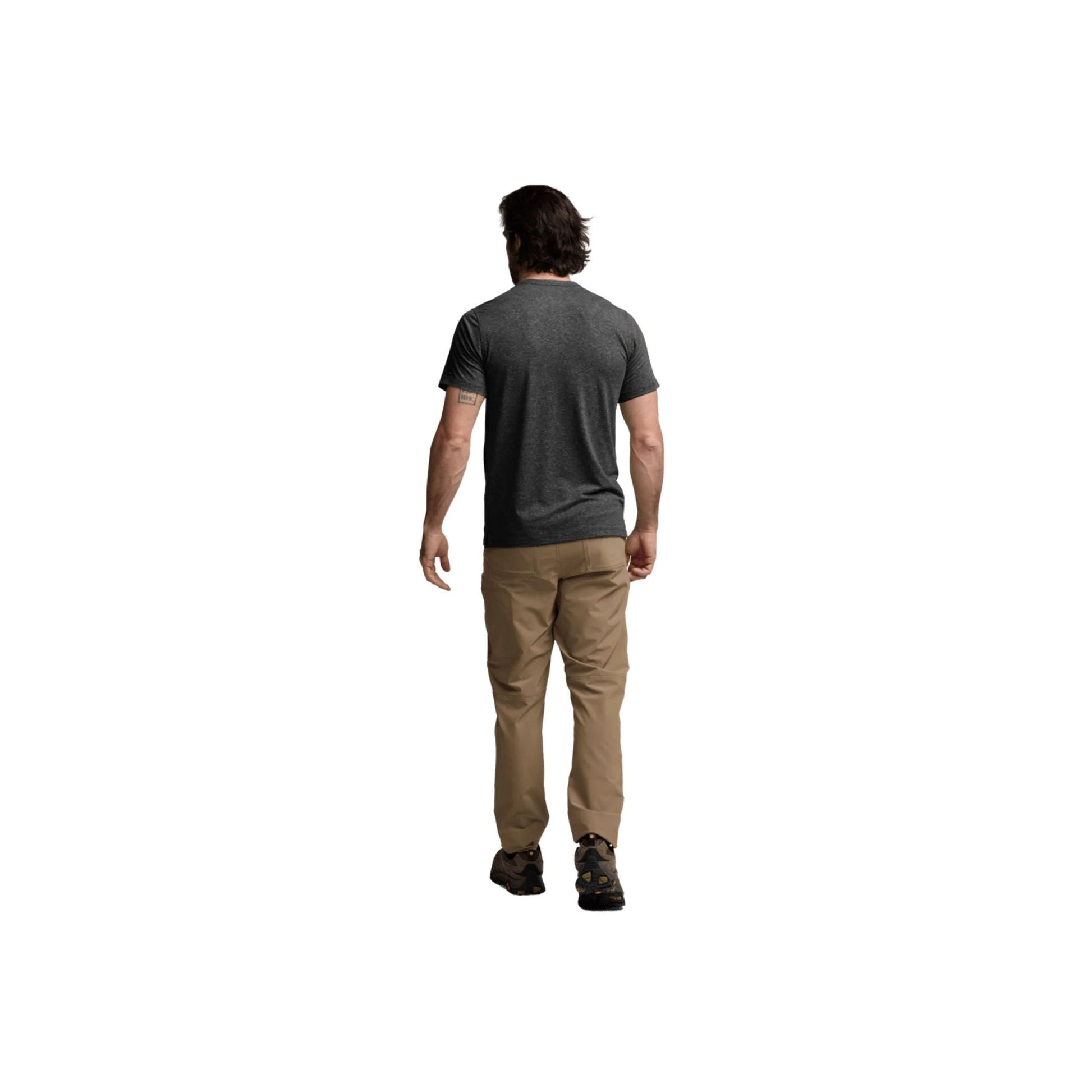 Sitka Men's Essential SS Henley - Obsidian Heather by Lenny's Shoe & Apparel