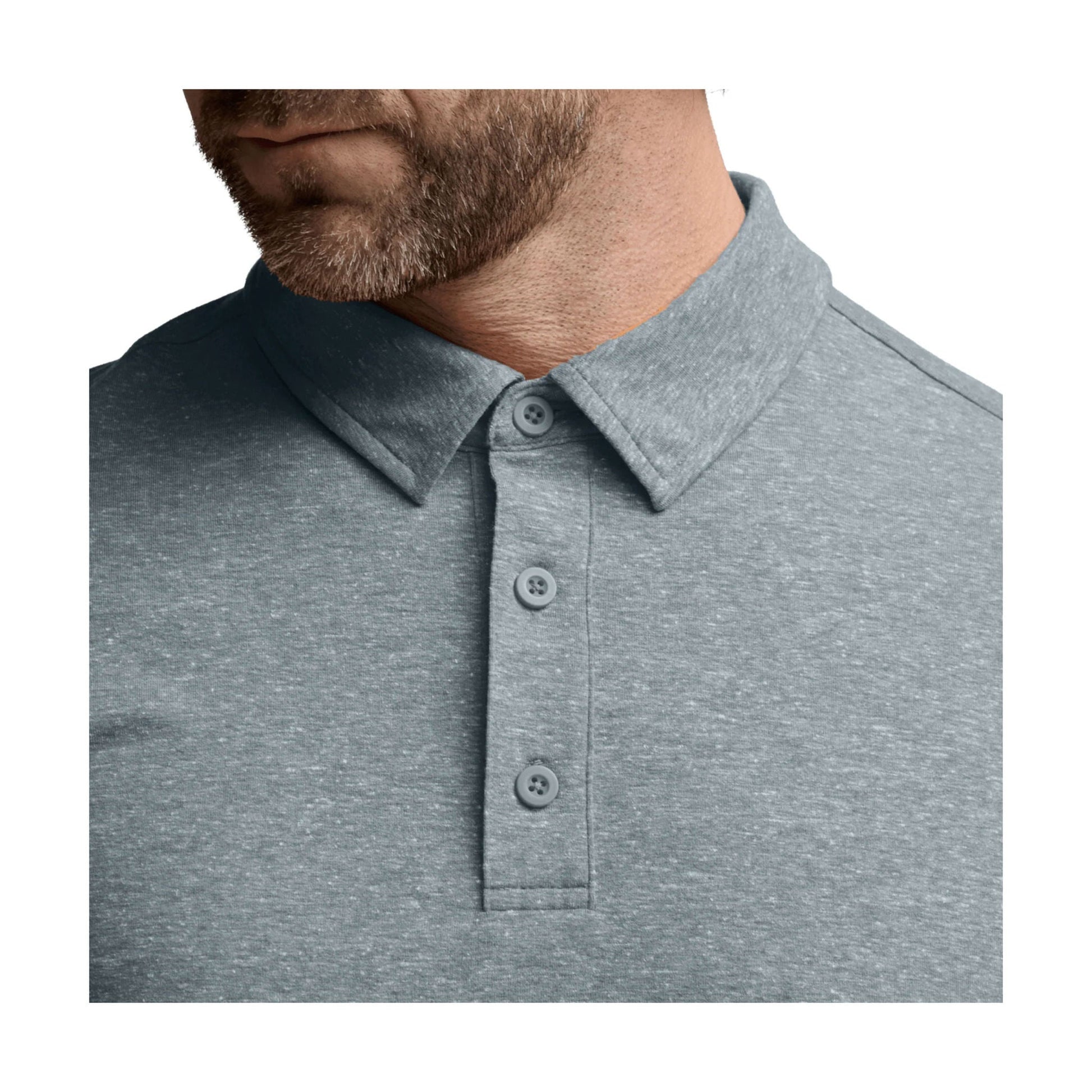 Sitka Men's Essential SS Polo - Bluestone Heather by Lenny's Shoe & Apparel