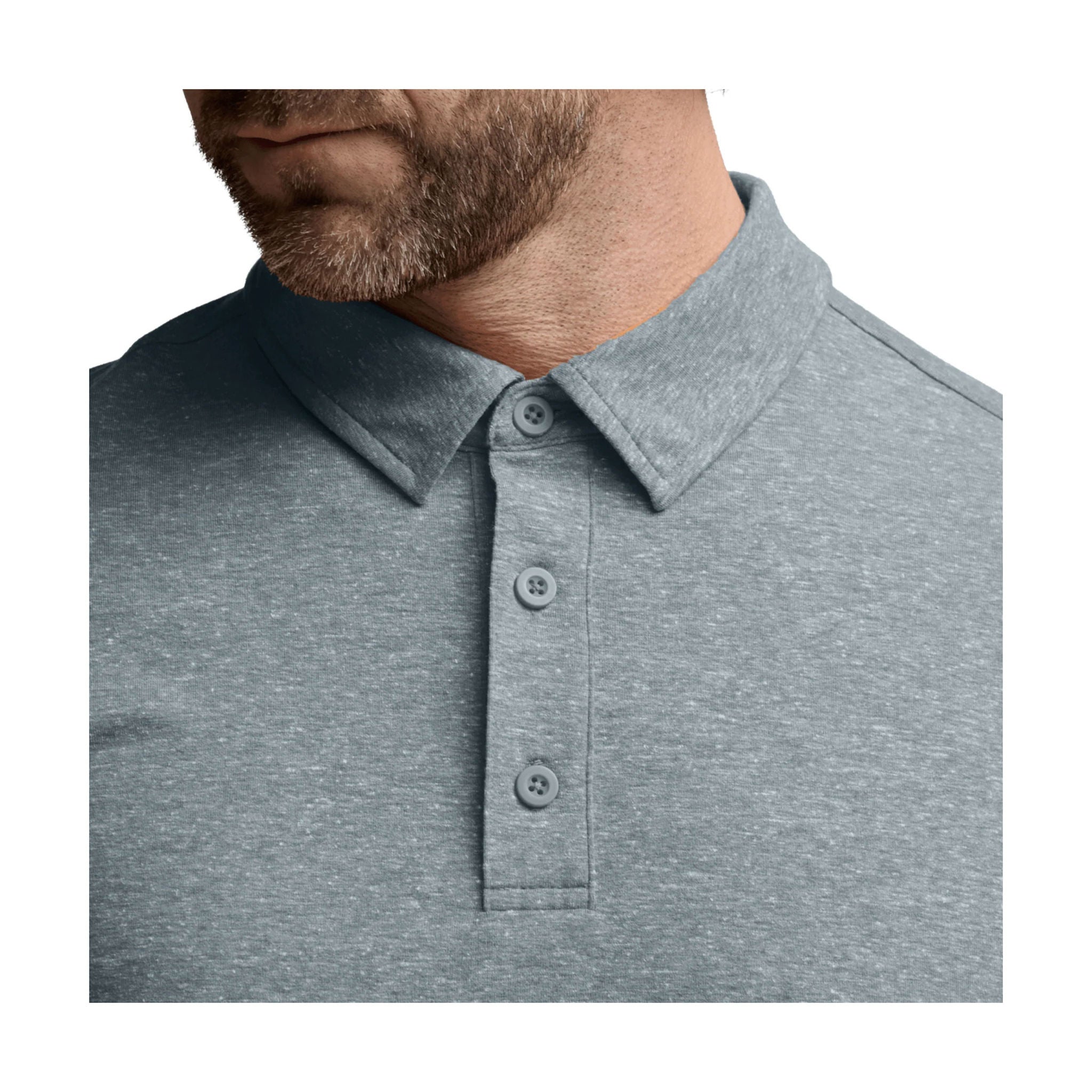 Sitka Men's Essential SS Polo - Bluestone Heather by Lenny's Shoe & Apparel