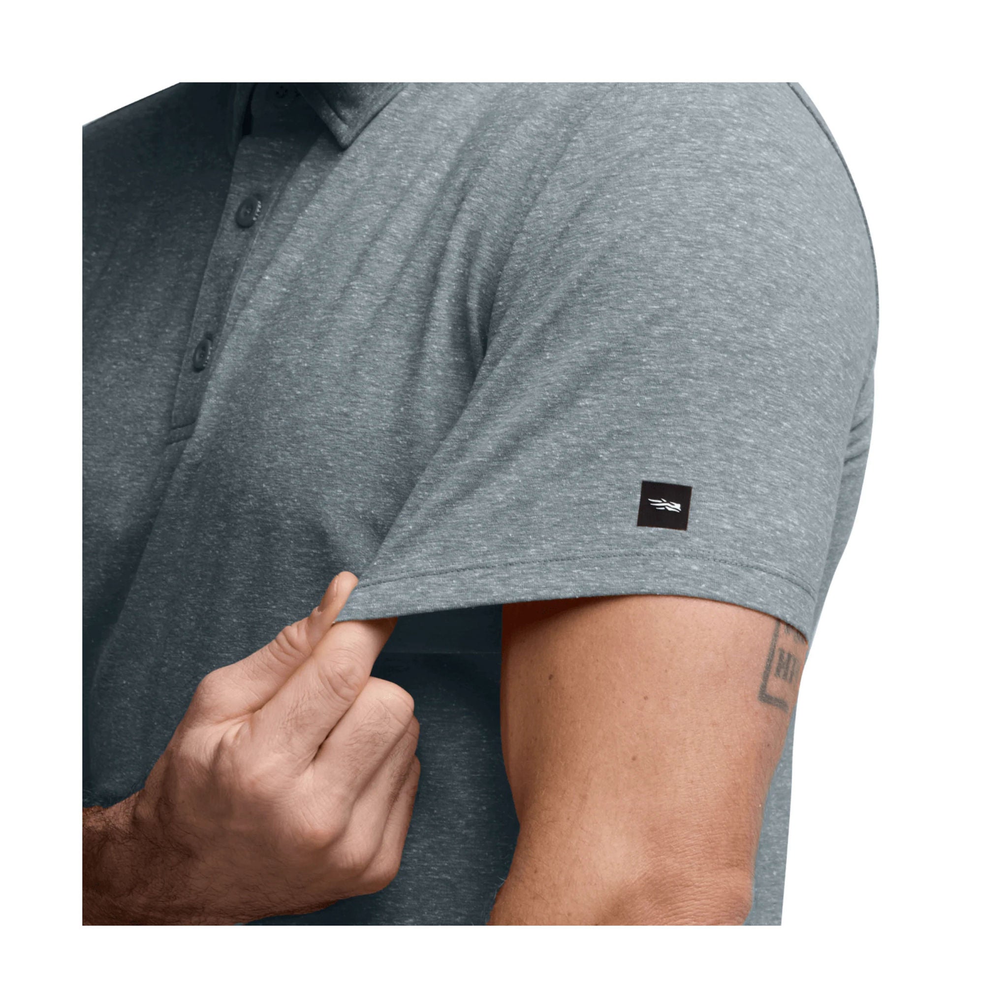 Sitka Men's Essential SS Polo - Bluestone Heather by Lenny's Shoe & Apparel