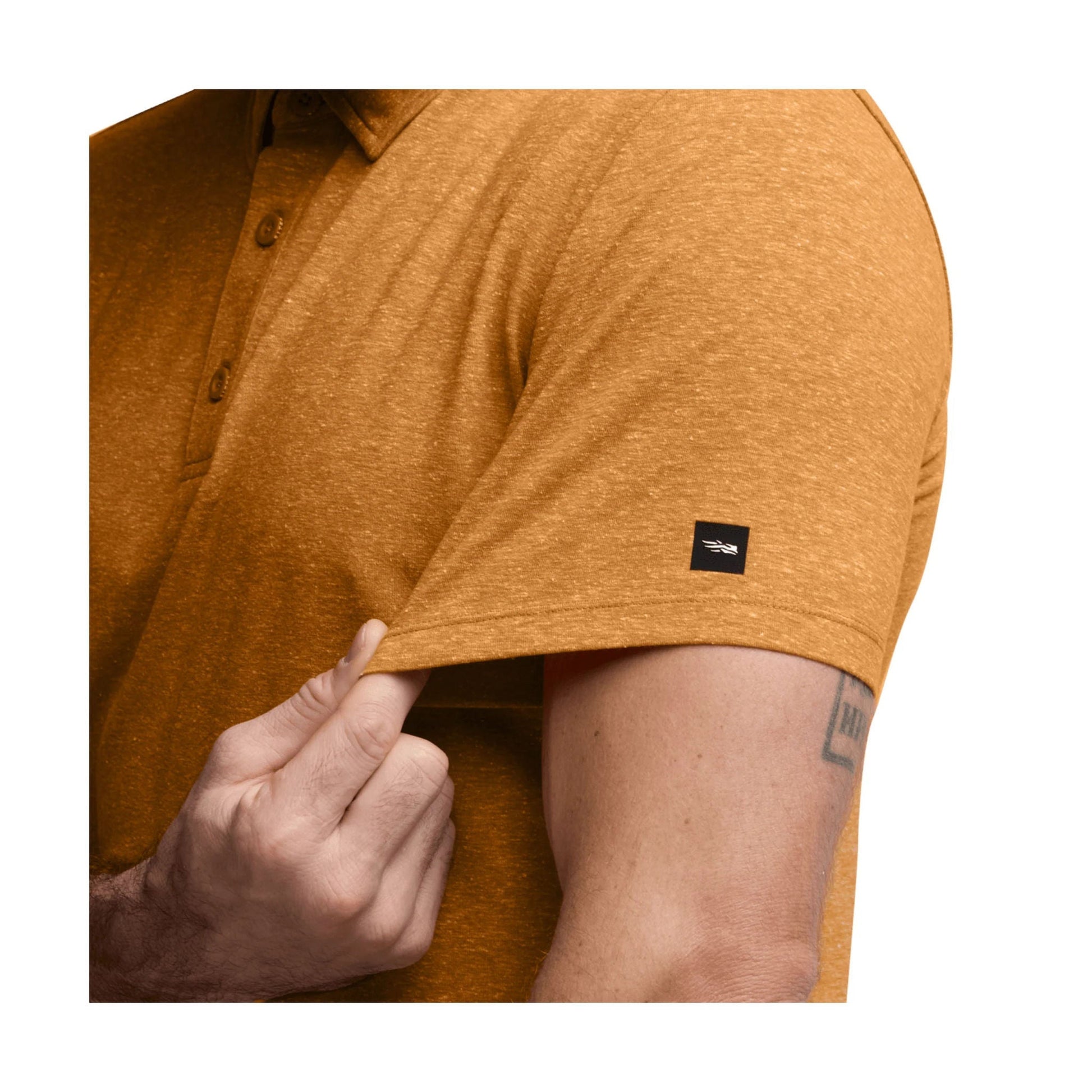 Sitka Men's Essential SS Polo - Ember Heather by Lenny's Shoe & Apparel
