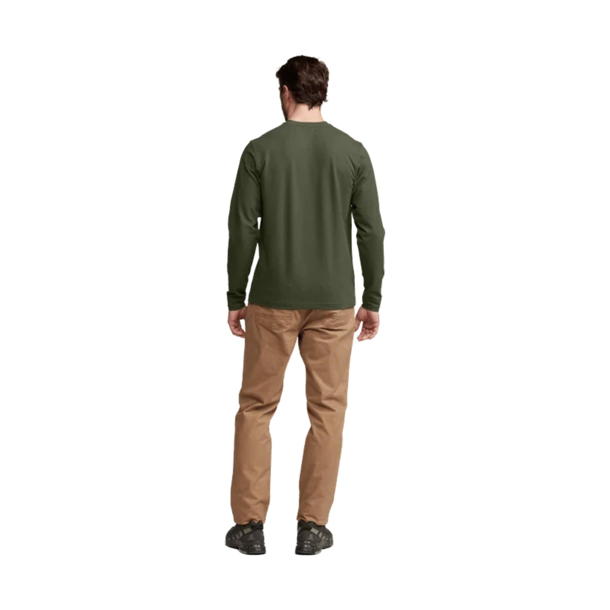 Sitka Men's Foothills Long Sleeve Henley - Olive Green by Lenny's Shoe & Apparel