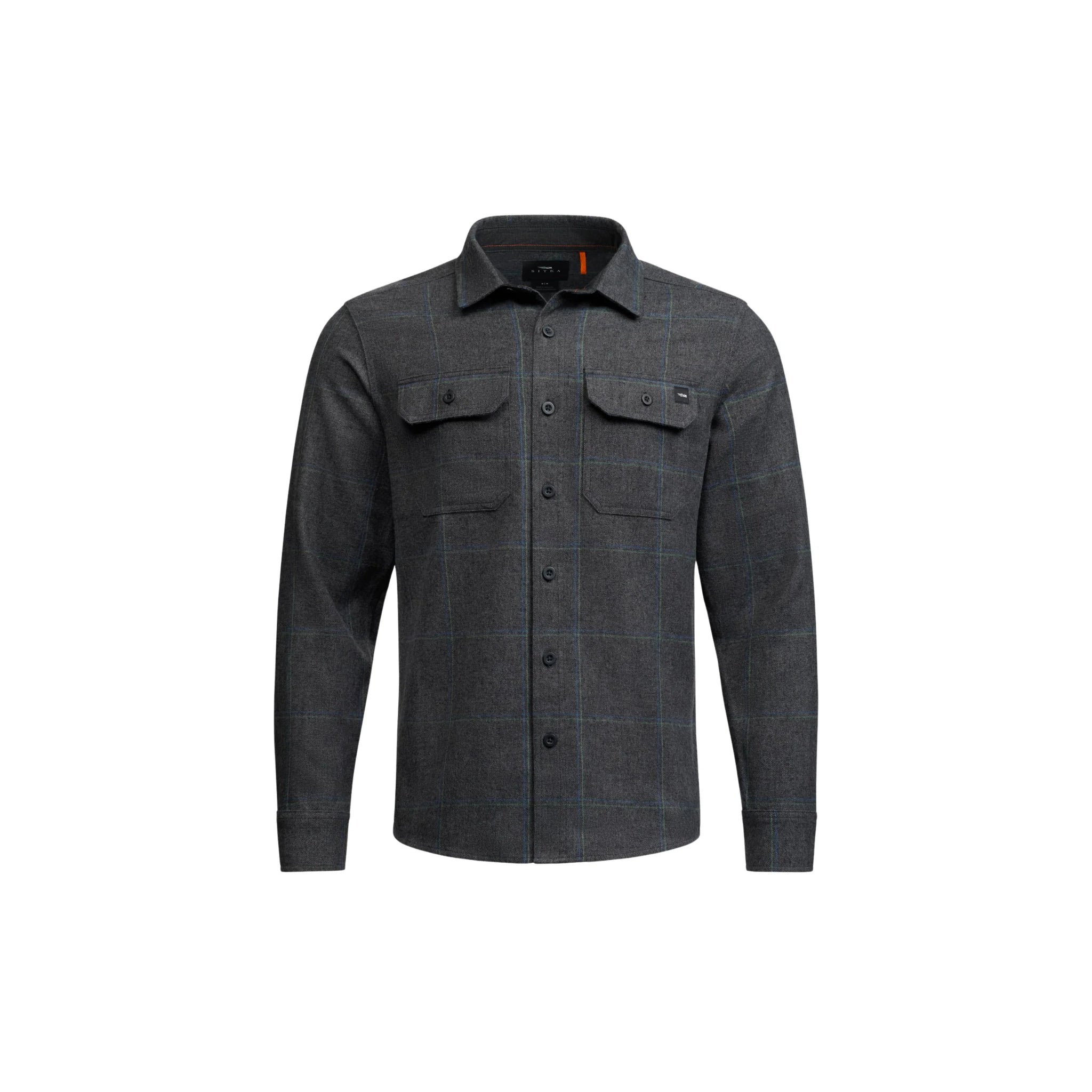 Sitka Men's Hardwood Heavyweight Flannel Shirt - Obsidian Blue Fall Plaid by Lenny's Shoe & Apparel