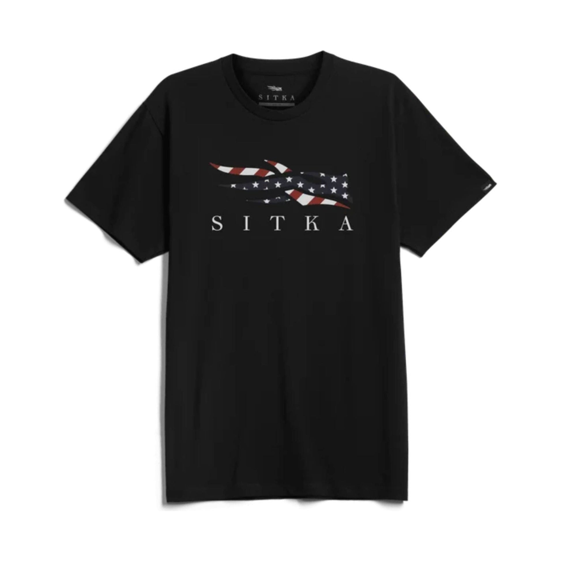 Sitka Men's Icon Flag Tee - Sitka Black by Lenny's Shoe & Apparel