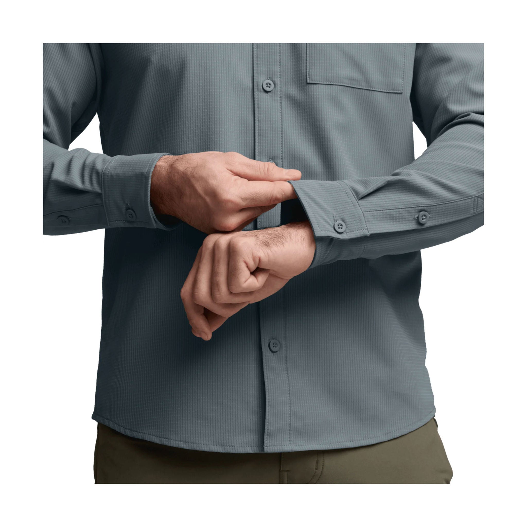 Sitka Men's Mojave Long Sleeve Shirt - Bluestone by Lenny's Shoe & Apparel