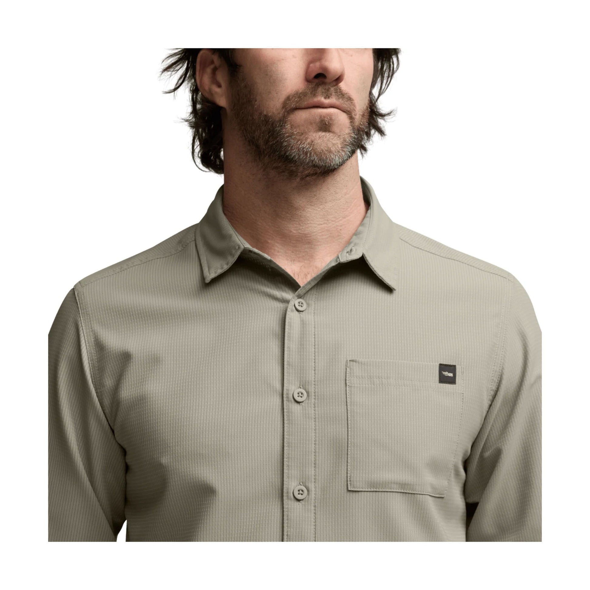 Sitka Men's Mojave Long Sleeve Shirt - Oak by Lenny's Shoe & Apparel