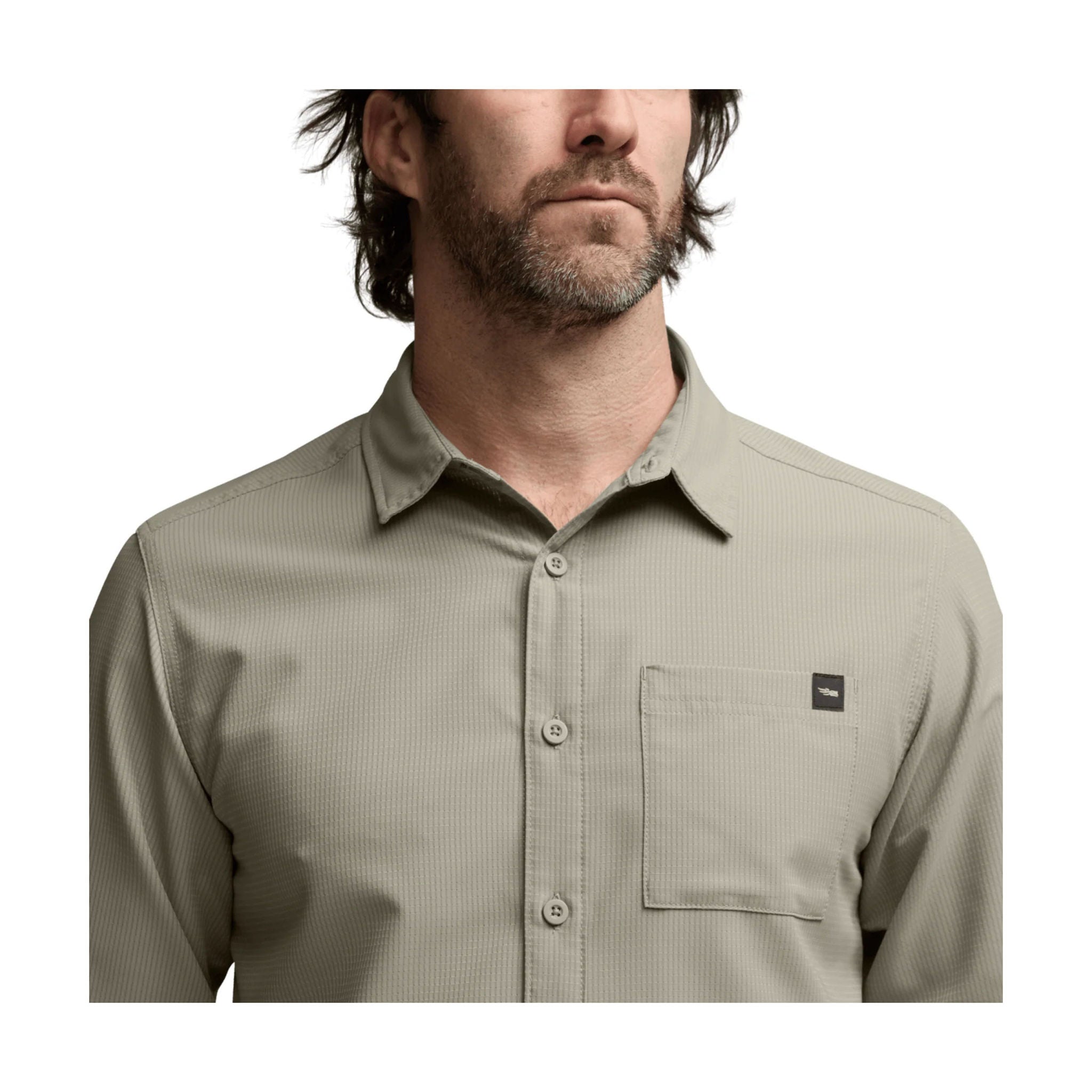 Sitka Men's Mojave Long Sleeve Shirt - Oak by Lenny's Shoe & Apparel