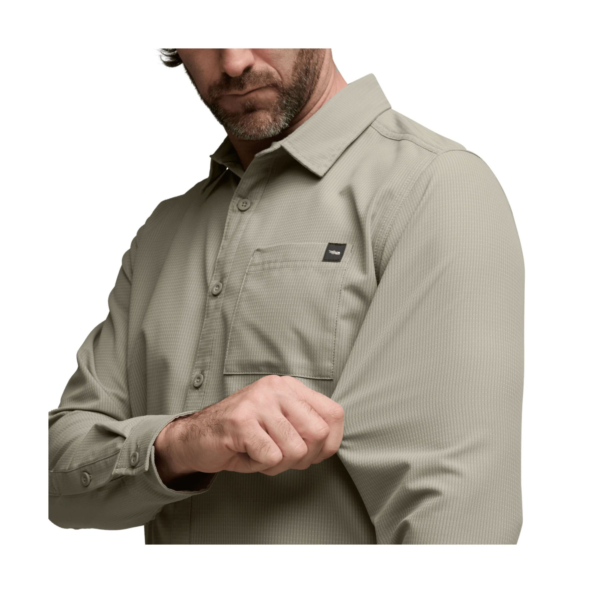 Sitka Men's Mojave Long Sleeve Shirt - Oak by Lenny's Shoe & Apparel
