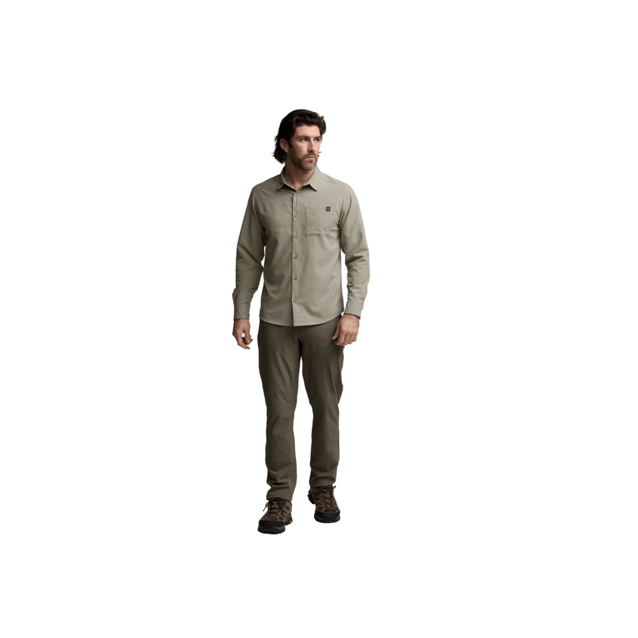 Sitka Men's Mojave Long Sleeve Shirt - Oak by Lenny's Shoe & Apparel