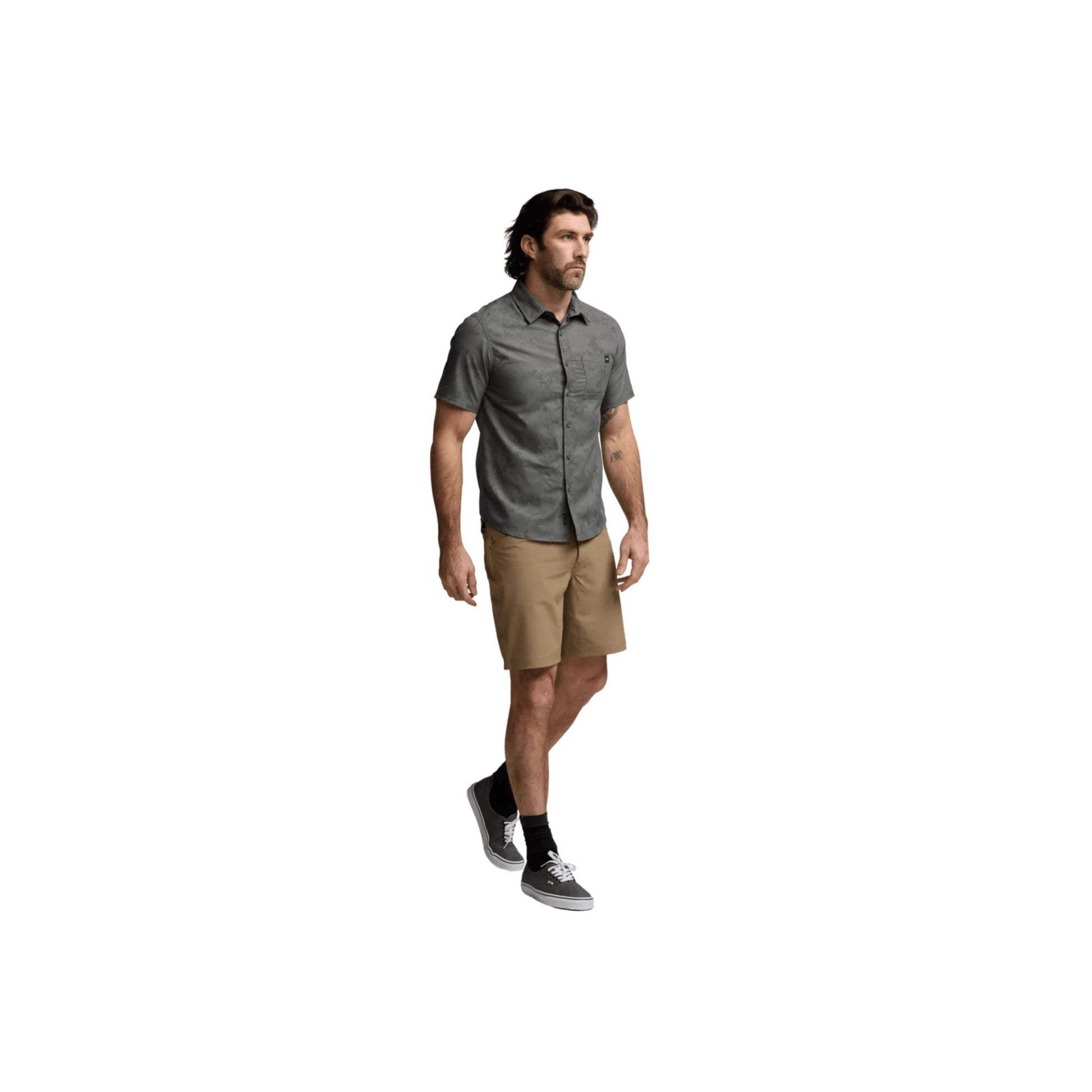 Sitka Men's Mojave SS Shirt - Granite Camo by Lenny's Shoe & Apparel